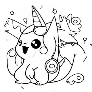 Pokemon Birthday Celebration Coloring Page 62652-50412