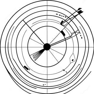 Archery Coloring Pages