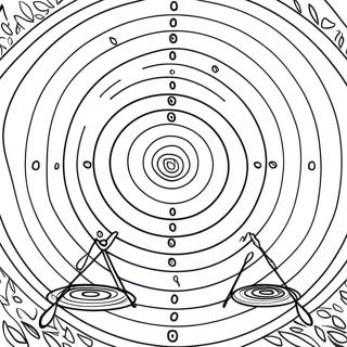 Archery Target Coloring Page 62672-50430