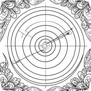 Archery Target Coloring Page 62672-50431