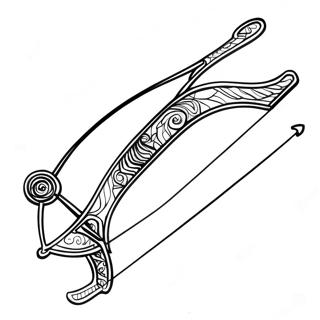 Archery Coloring Pages