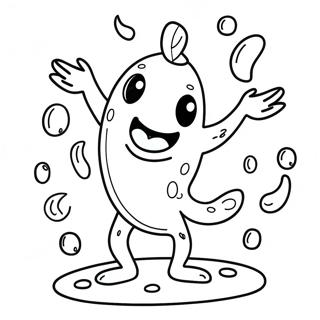 Funny Fortnite Fishstick Dancing Coloring Page 62693-50444