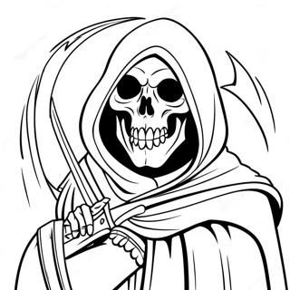 Grim Reaper Coloring Pages