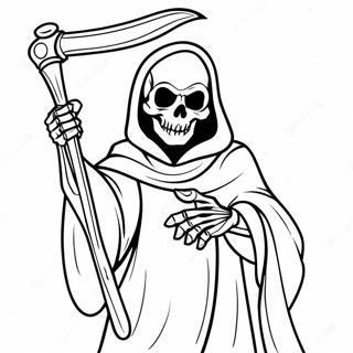 Grim Reaper Coloring Page 6271-5167