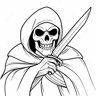 Grim Reaper Coloring Page 6271-5168