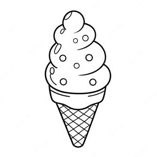 Ice Scream Coloring Pages