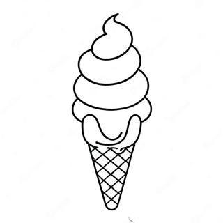 Ice Cream Cone Coloring Page 62732-50468