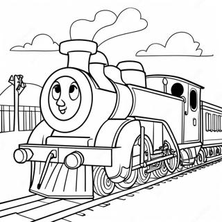 Henry The Green Engine Coloring Page 62753-50489