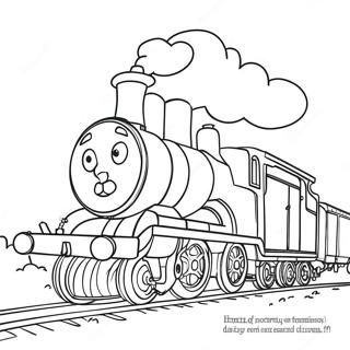 Henry The Green Engine Coloring Page 62753-50492