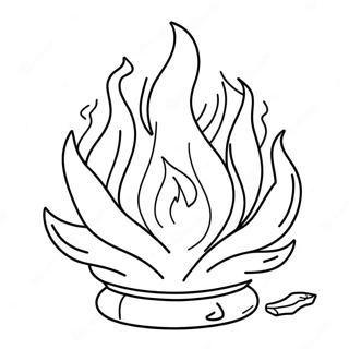 Fiery Ember Coloring Page 62773-50505