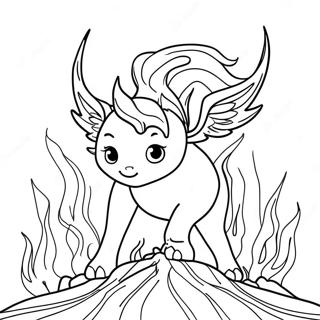 Fiery Ember Coloring Page 62773-50508