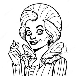 Lydia Deetz Beetlejuice Coloring Pages