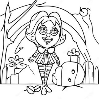 Lydia Deetz Beetlejuice Coloring Page 62782-50516