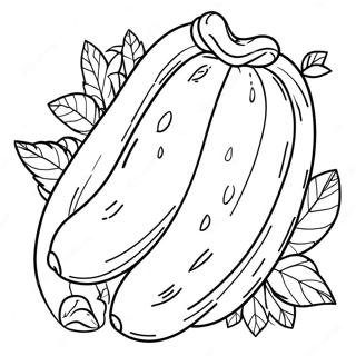 Cucumber Coloring Pages