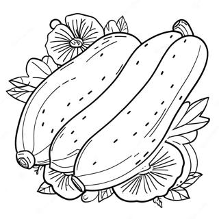 Cucumber Coloring Page 62792-50522