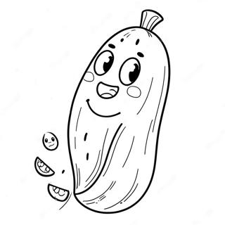 Cucumber Coloring Pages