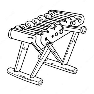 Xylophone Coloring Pages