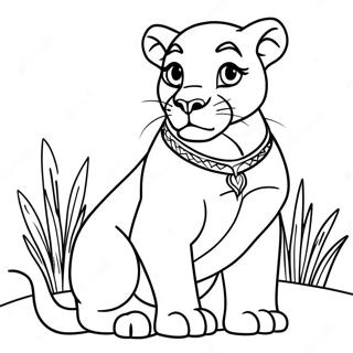 Grown Up Nala Coloring Pages