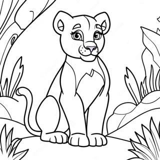 Grown Up Nala Coloring Page 62822-50546