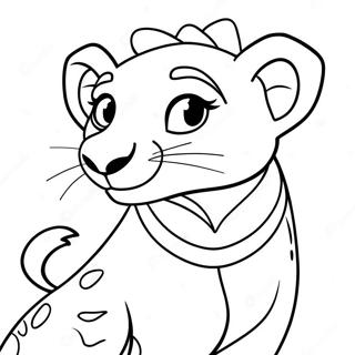 Grown Up Nala Coloring Page 62822-50548