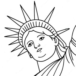 Statue Of Liberty Coloring Page 6282-5182