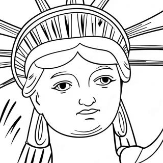 Statue Of Liberty Coloring Page 6282-5184