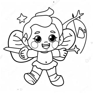 Retro Cupid With Arrows Coloring Page 62833-50554