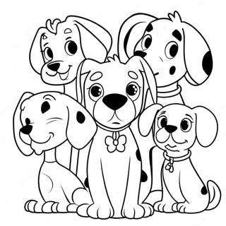 Lucky 101 Dalmatians Coloring Pages