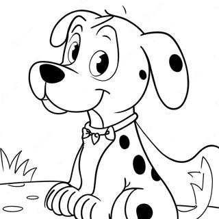 Playful 101 Dalmatians Coloring Page 62913-50609