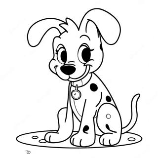 Playful 101 Dalmatians Coloring Page 62913-50611