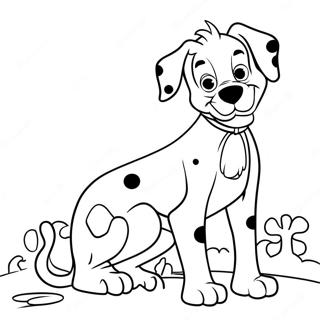 Playful 101 Dalmatians Coloring Page 62913-50612