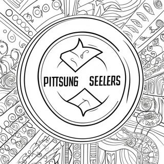 Pittsburgh Steelers Logo Coloring Page 6291-5186