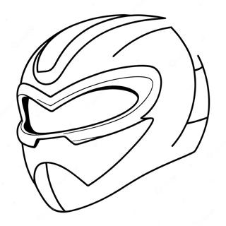 Power Ranger Mask Coloring Page 62972-50642