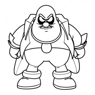 Dr Robotnik Coloring Page 62992-50660