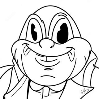 Evil Dr Robotnik Laughing Coloring Page 62993-50662