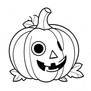 Mini Halloween Pumpkin Coloring Page 63002-50668