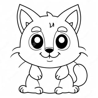 Anime Furry Character Coloring Page 63012-50675