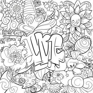 Easy Word Coloring Page 6301-5207