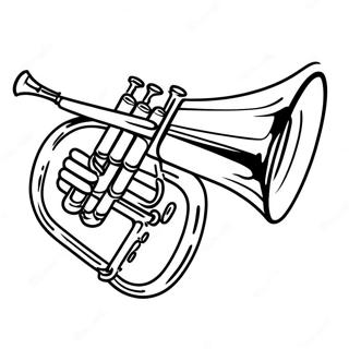 Trumpet Coloring Page 63022-50683