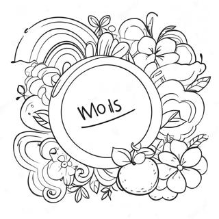 Colorful Adjective Word Coloring Page 6302-5195