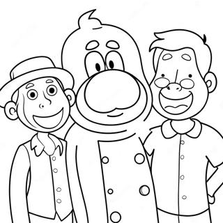 Talking Ben Coloring Pages