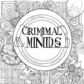 Criminal Minds Logo Coloring Page 63042-50704