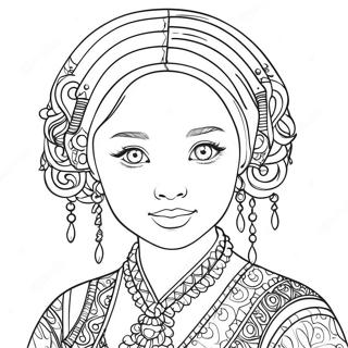 Mina Coloring Page 63062-50720