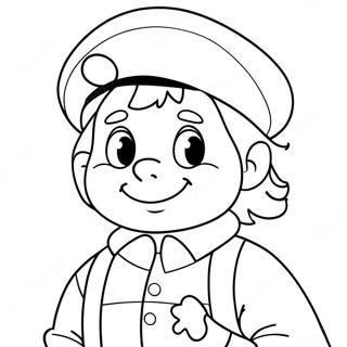 Noddy Coloring Pages