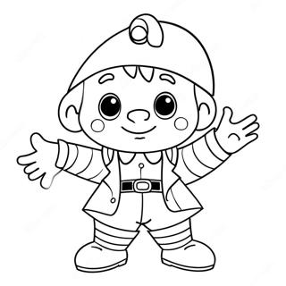 Noddy Coloring Page 63082-50732