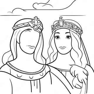 Aquila And Priscilla Coloring Pages