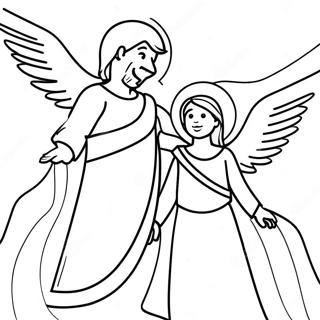 Aquila And Priscilla Bible Story Coloring Page 63092-50748