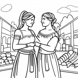 Aquila And Priscilla Coloring Pages