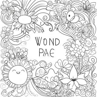 Word Coloring Pages