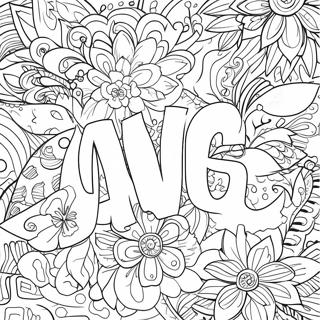 Word Coloring Page 6311-5200